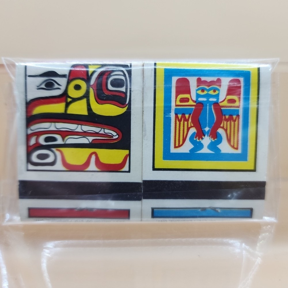 Vintage Matchbooks Lot Cigar Laundry Dry Cleaning Native Art Bank Matches - Picture 7 of 7